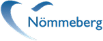 Nömmeberg logotyp blå färg